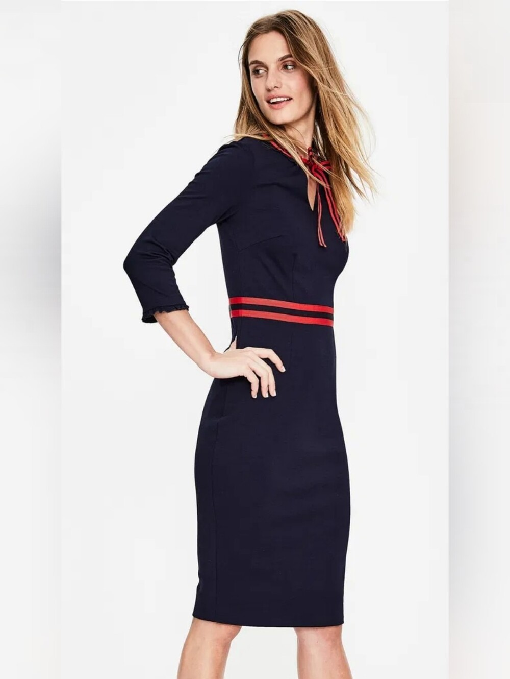 Boden Annette Ponte Dress Size US 4 - Picture 3 of 13